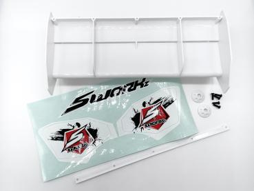 SWORKz 1/8 Heckspoiler Formula 2.0 weiß